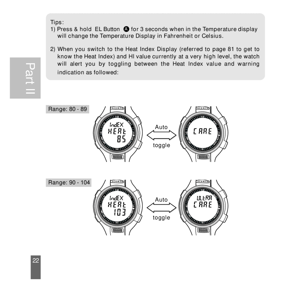 Acumen Stopwatch manual Auto 