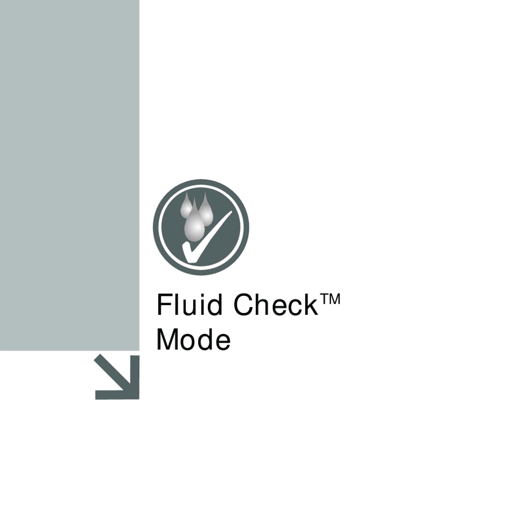 Acumen Stopwatch manual Fluid CheckTM Mode 