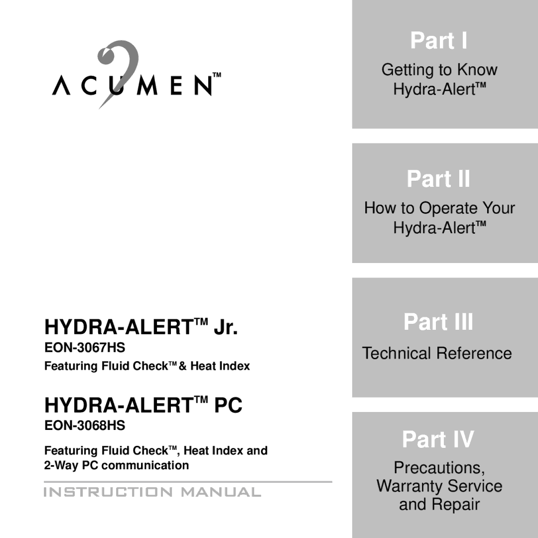 Acumen Stopwatch manual Part 