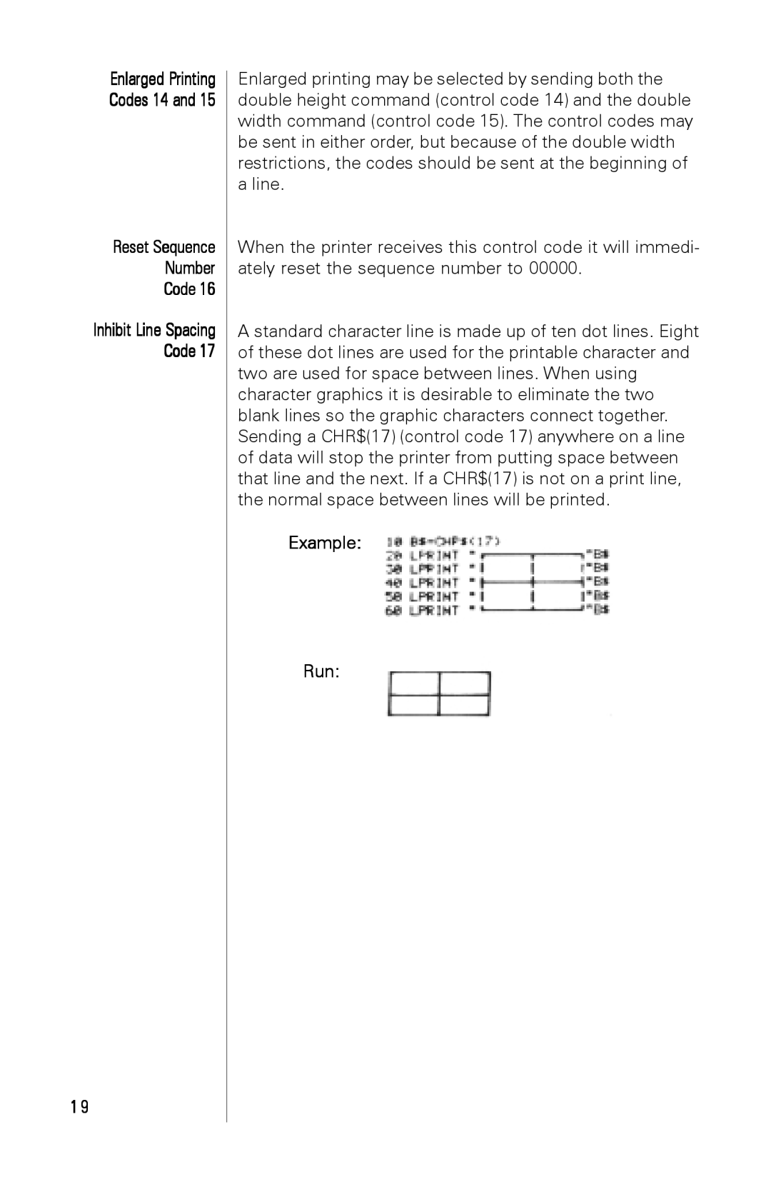 A&D AD-1191 instruction manual Codes 14, Number Code, Example Run 