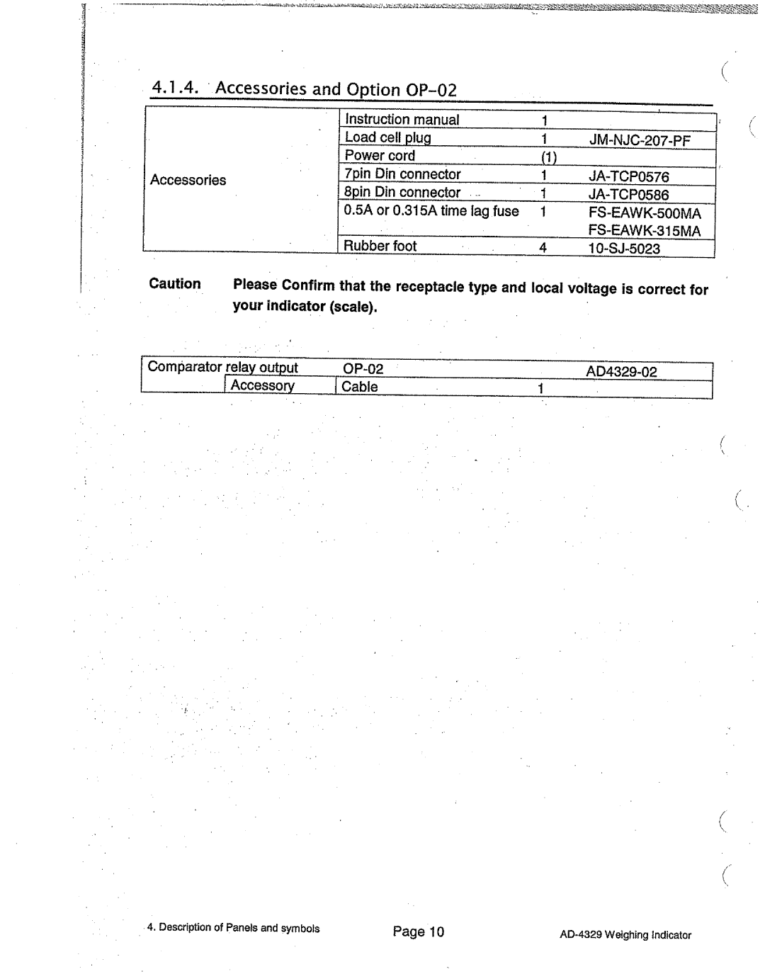 A&D AD-4329 manual 