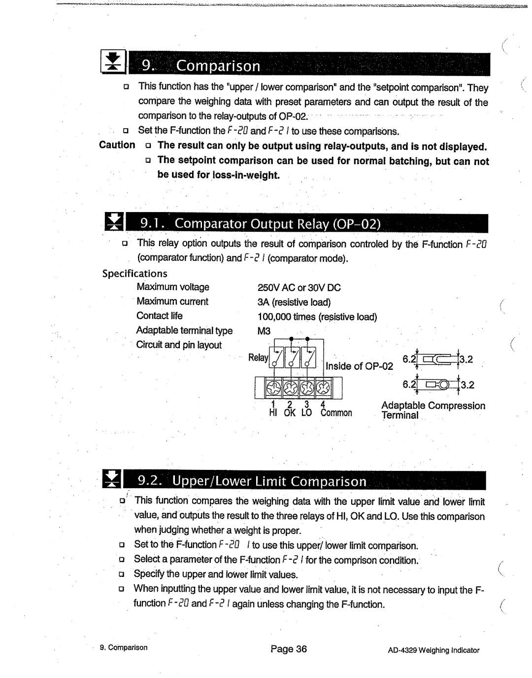 A&D AD-4329 manual 