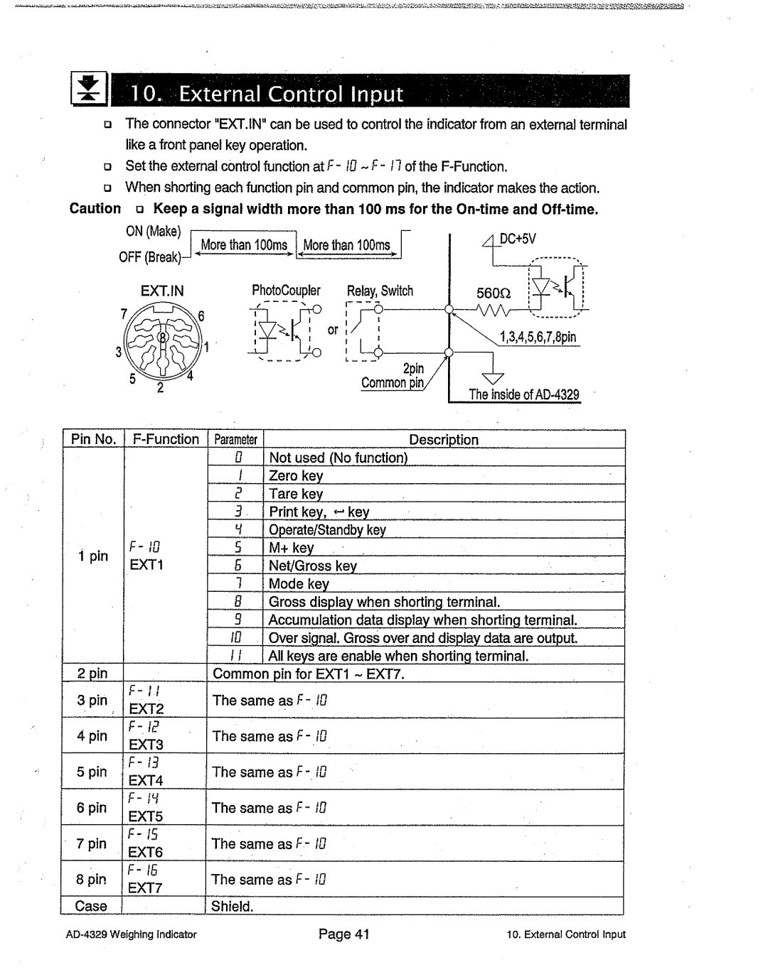 A&D AD-4329 manual 