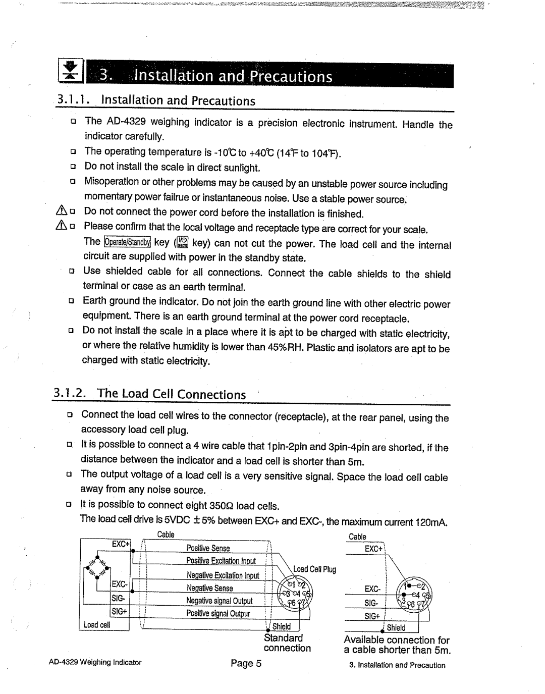 A&D AD-4329 manual 