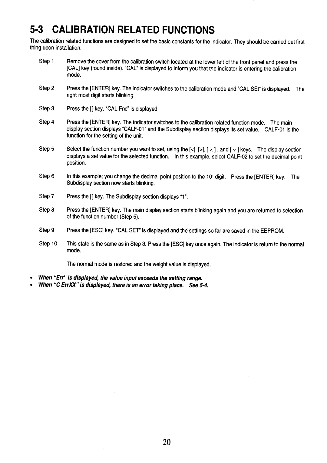 A&D AD-4401 instruction manual 