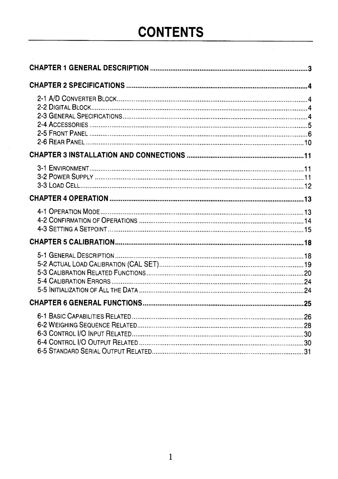 A&D AD-4401 instruction manual 