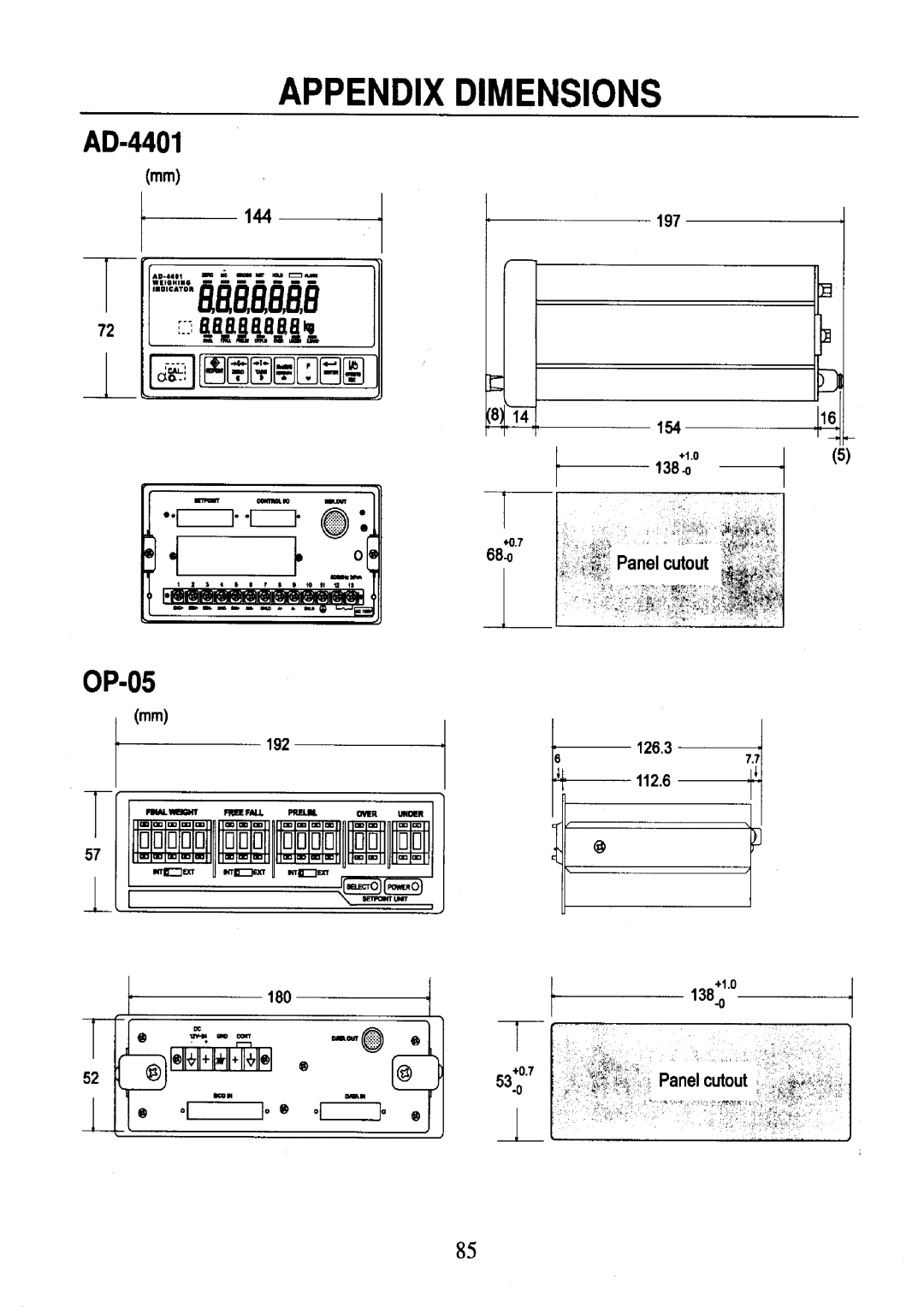 A&D AD-4401 instruction manual 