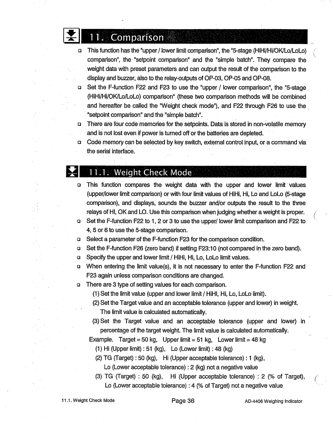 A&D AD-4406 manual 