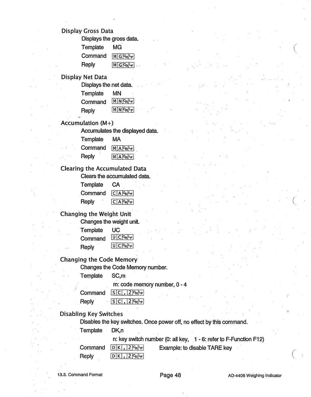 A&D AD-4406 manual 