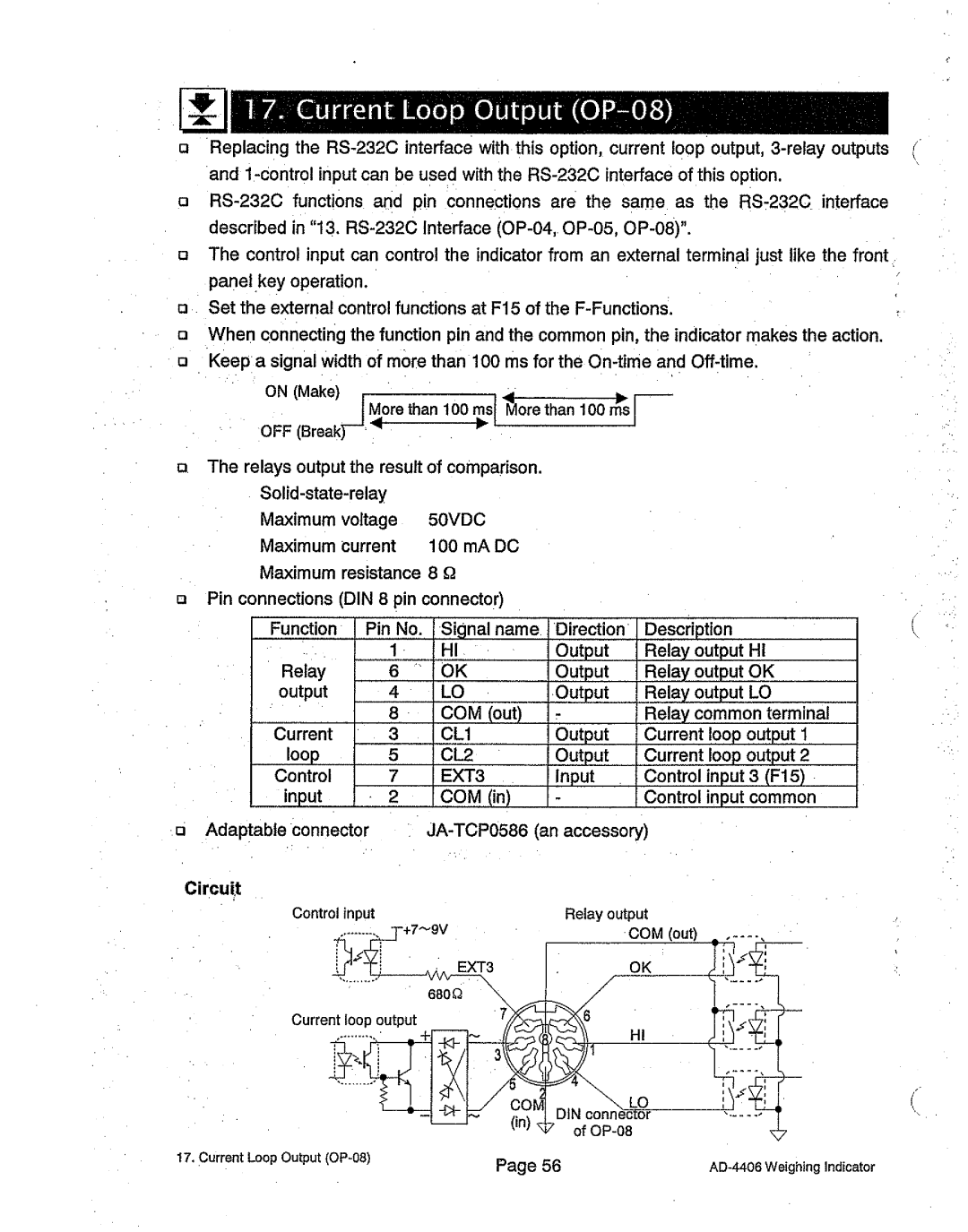 A&D AD-4406 manual 