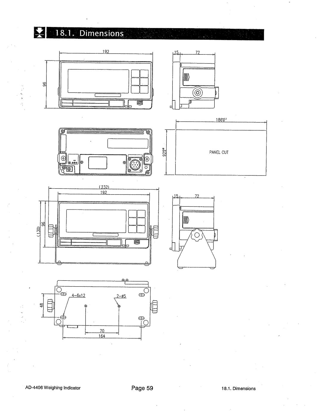 A&D AD-4406 manual 