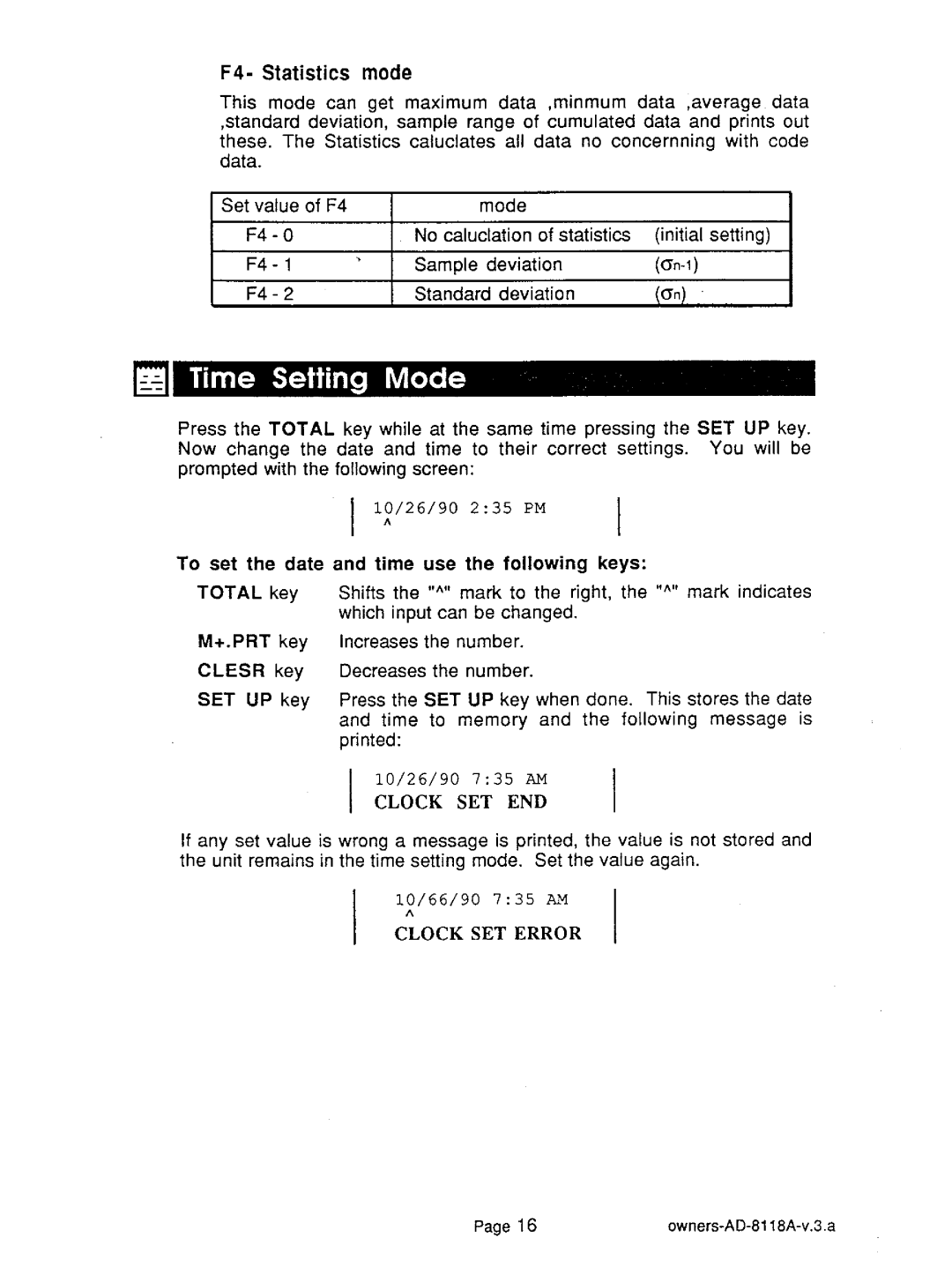 A&D AD-8118A manual 