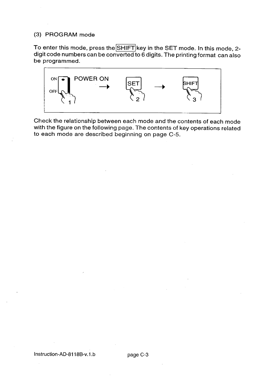 A&D AD-8118B manual 