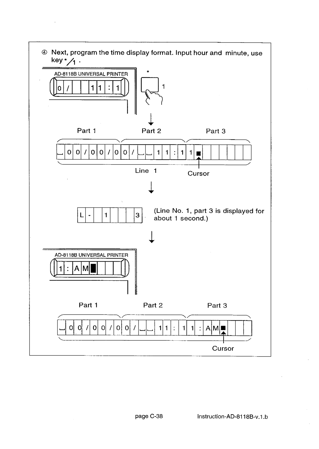 A&D AD-8118B manual 