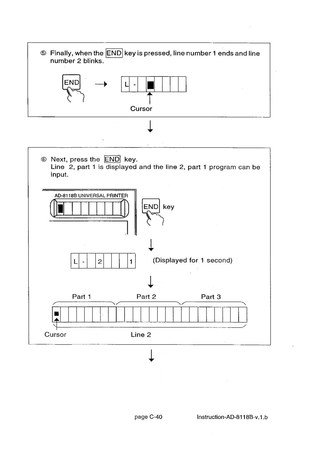 A&D AD-8118B manual 