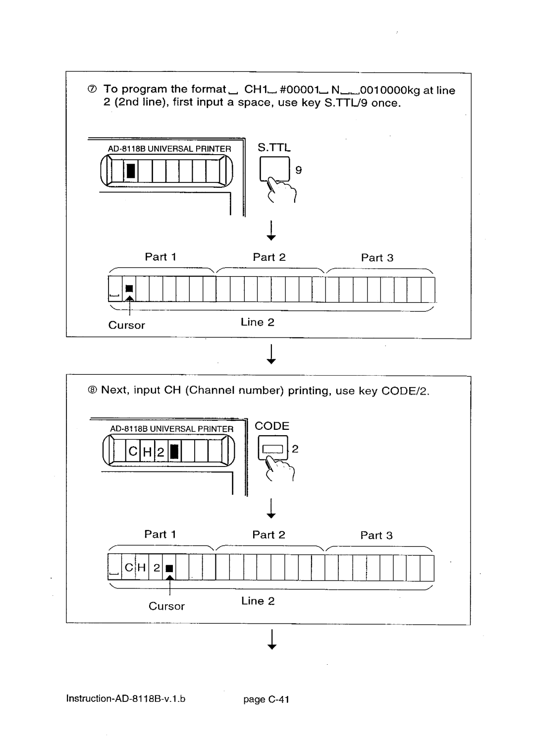 A&D AD-8118B manual 