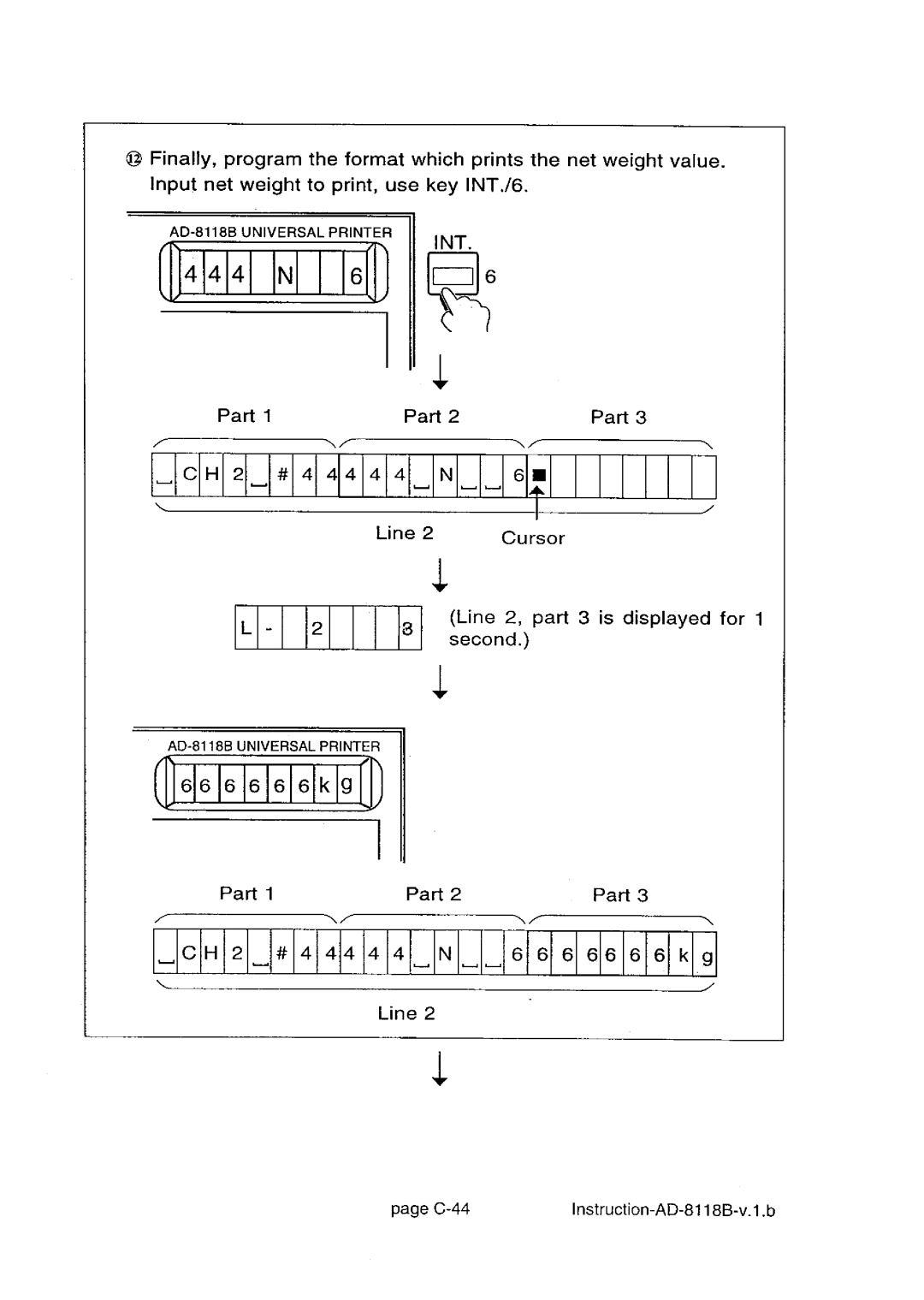 A&D AD-8118B manual 