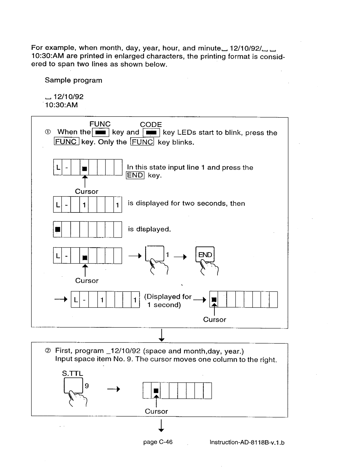 A&D AD-8118B manual 