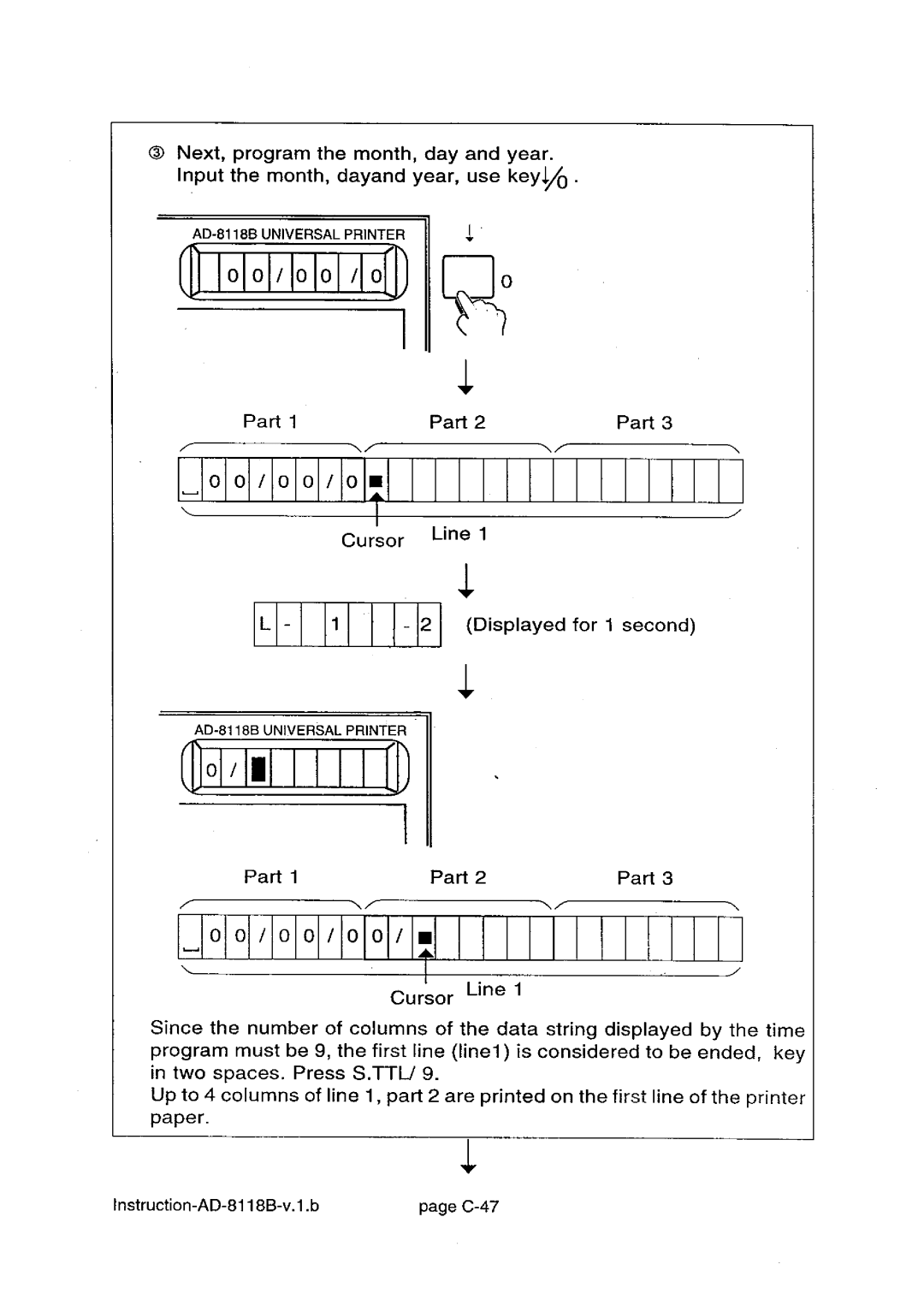 A&D AD-8118B manual 