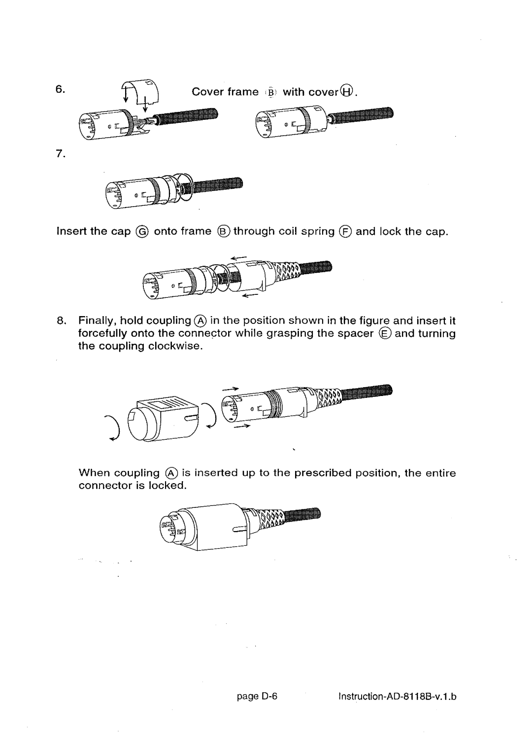 A&D AD-8118B manual 