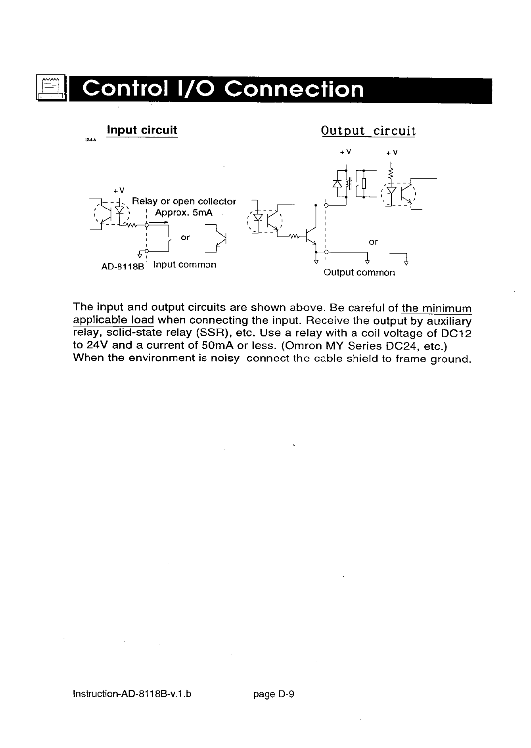 A&D AD-8118B manual 