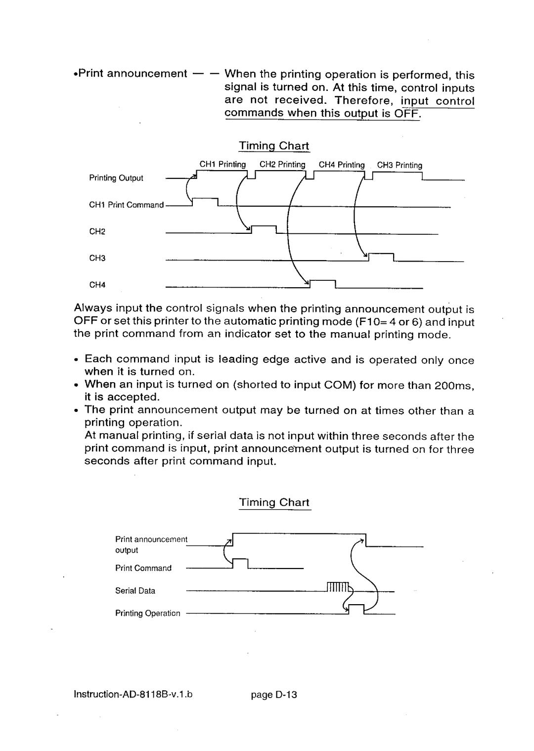 A&D AD-8118B manual 