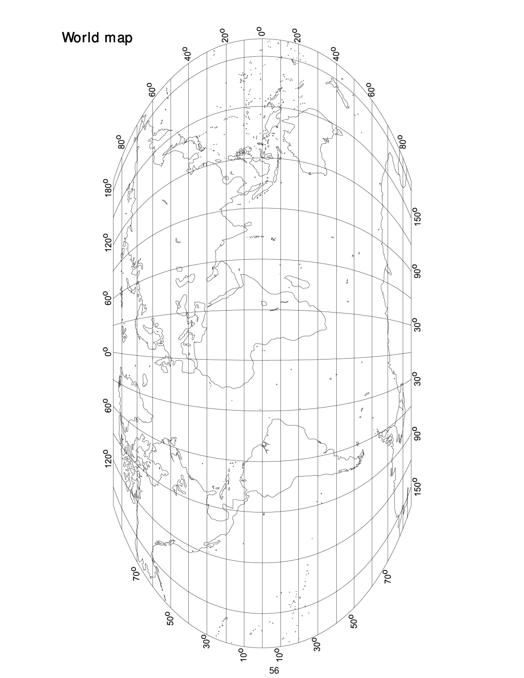 A&D HC-30Ki, HC-15Ki, HC-3Ki, HC-6Ki manual World map 