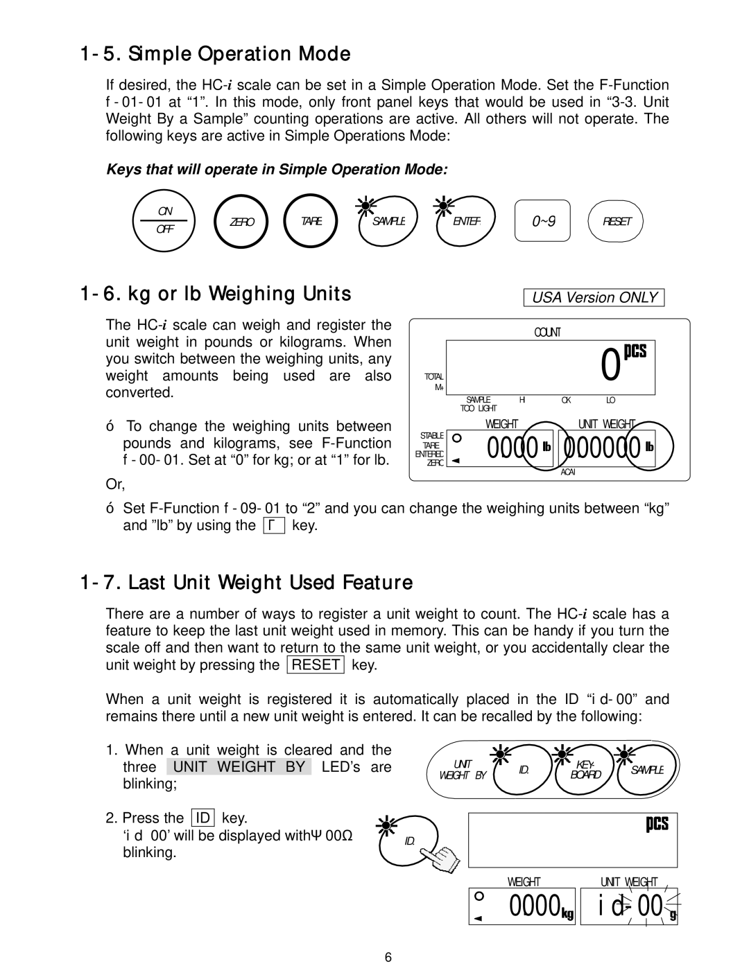 A&D HC-15Ki, HC-3Ki, HC-30Ki, HC-6Ki manual Total, 880000.880.00000, Id-00 