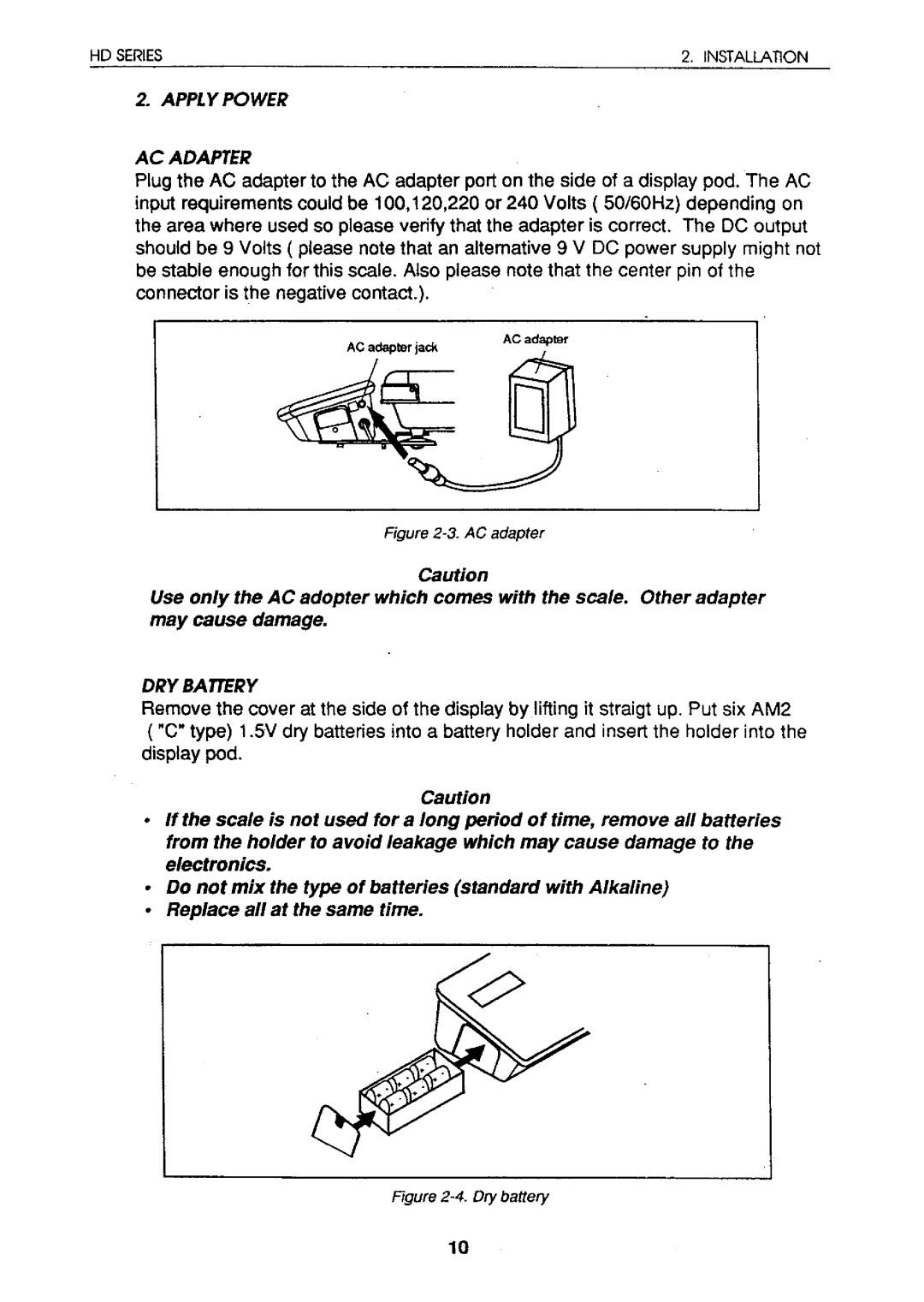 A&D HD-12K, HD-05, HD-60KA, HD-60KB, HD-03, HD-30K, HD-04 instruction manual 