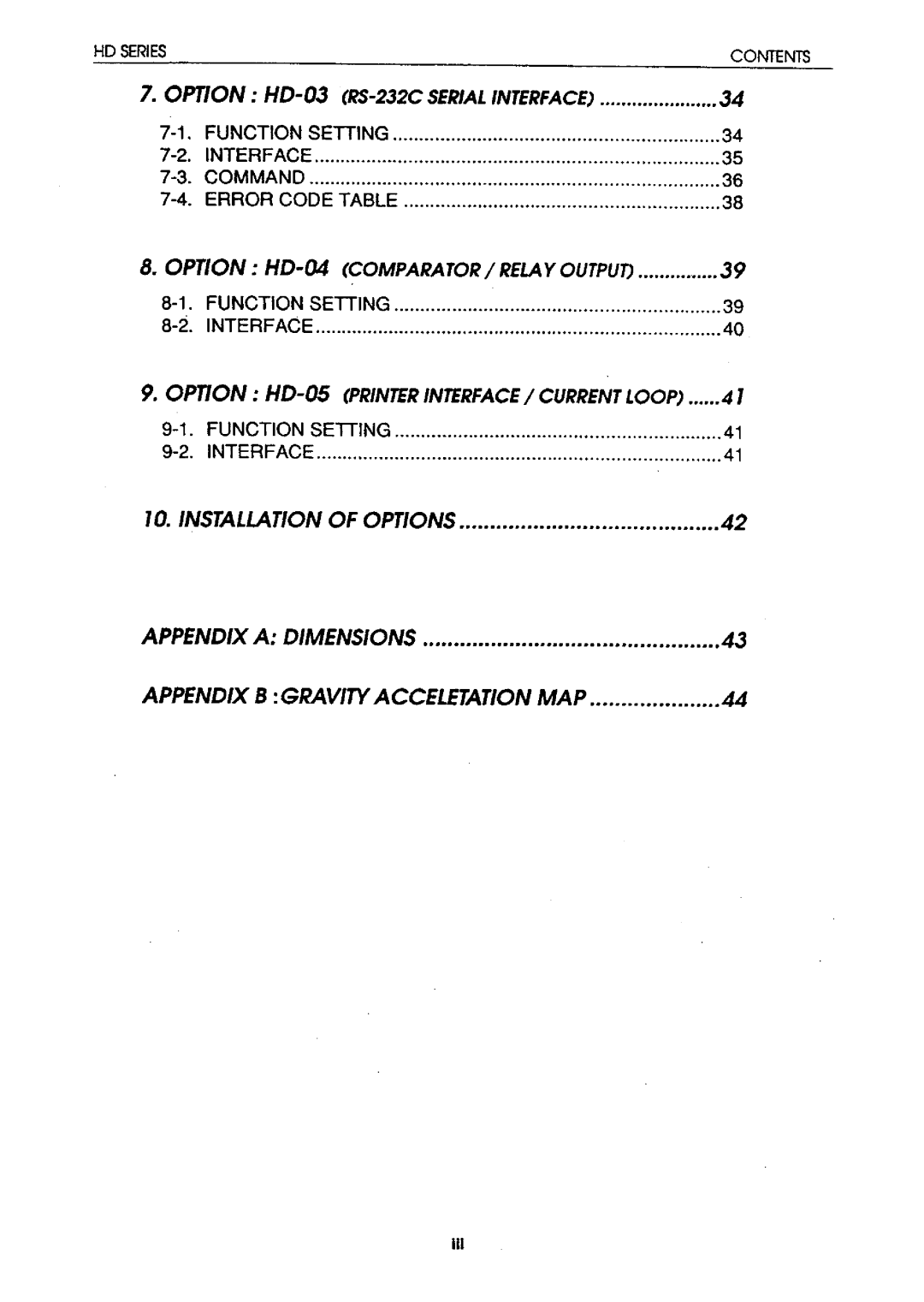 A&D HD-30K, HD-05, HD-60KA, HD-60KB, HD-12K, HD-03, HD-04 instruction manual 