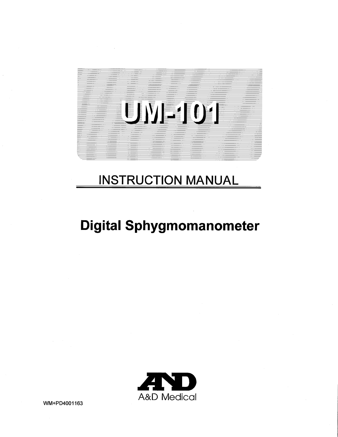 A&D PD4001163 manual 