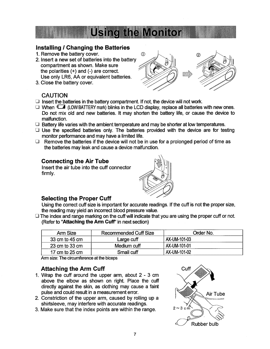 A&D PD4001163 manual 