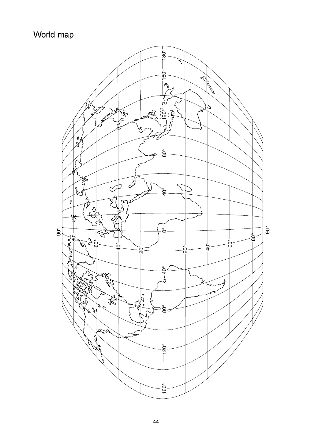 A&D SW-15KS, SW-6KS, SW-30KM, SW-60KL, SW-60KM, SW-150KM, SW-15KM, SW-150KL manual World map 