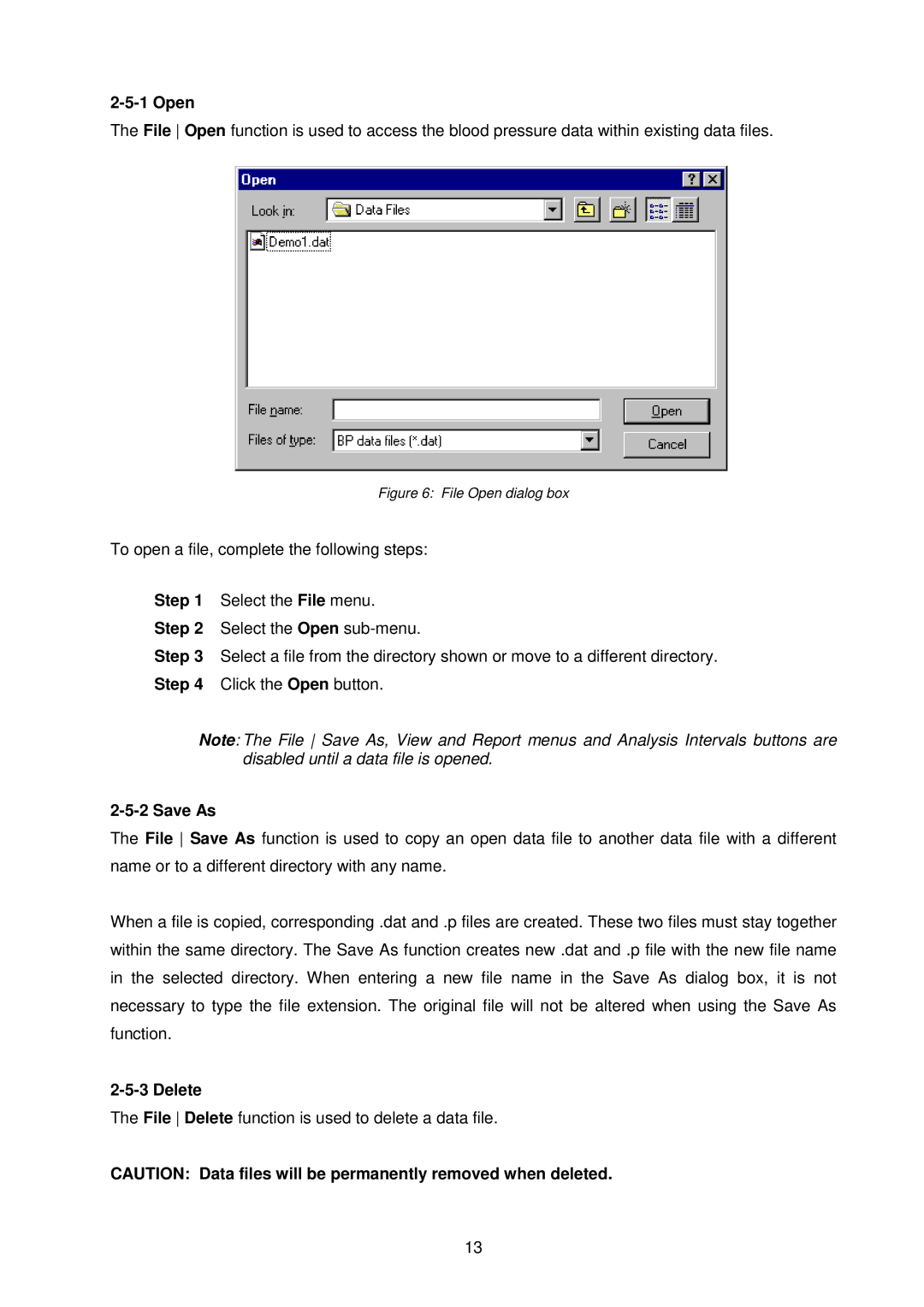 A&D TM-2430-13 instruction manual Save As, Delete 