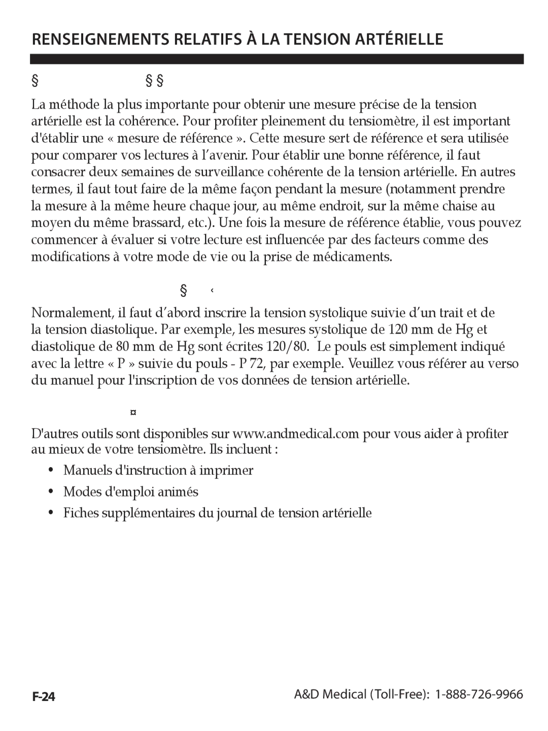 A&D UA-1020CN instruction manual Établissement DE Mesures DE Référence, Comment DOIS-JE Inscrire MA Tension Artérielle ? 