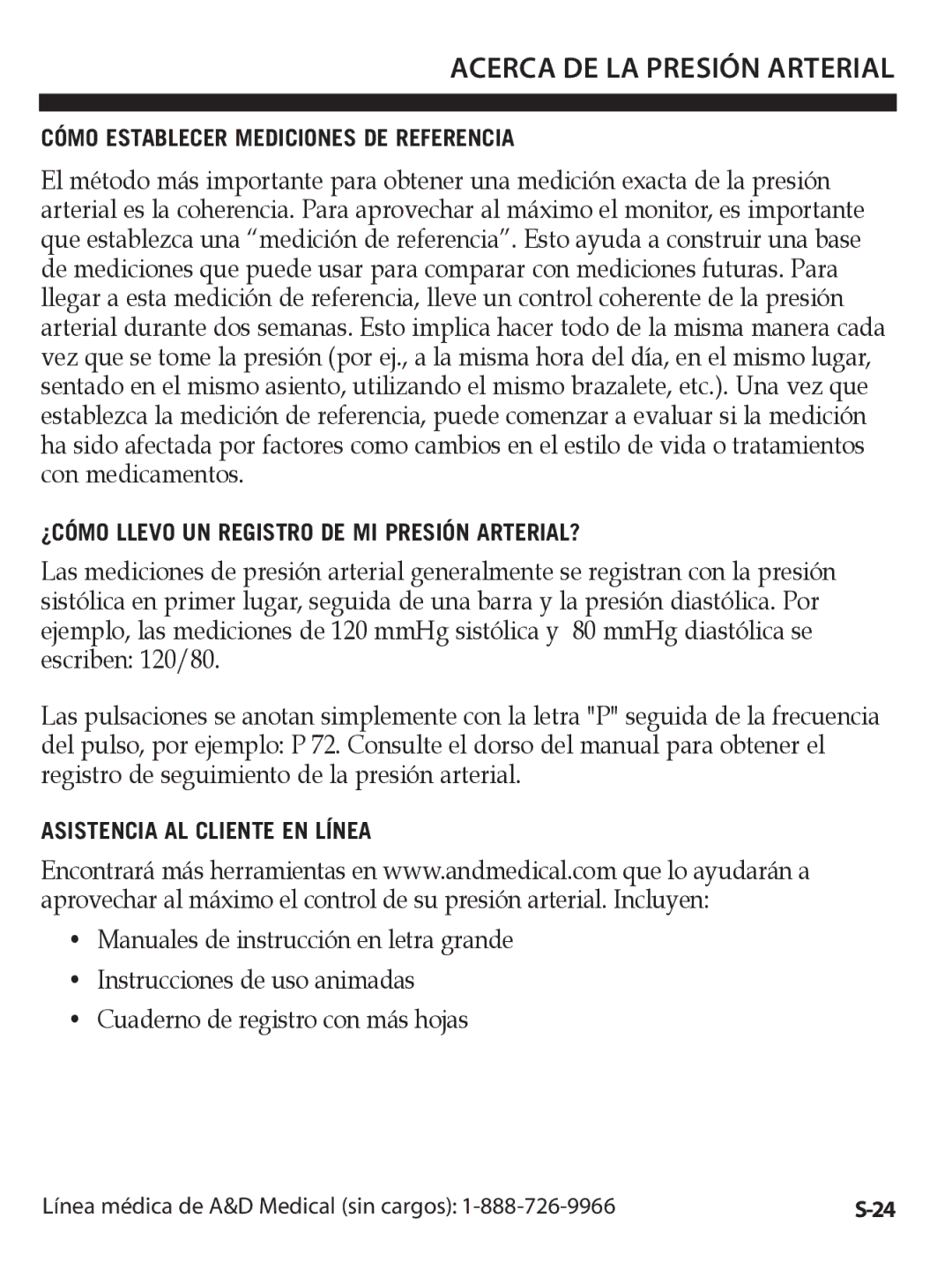 A&D UA-1020CN instruction manual Cómo Establecer Mediciones DE Referencia, ¿CÓMO Llevo UN Registro DE MI Presión ARTERIAL? 