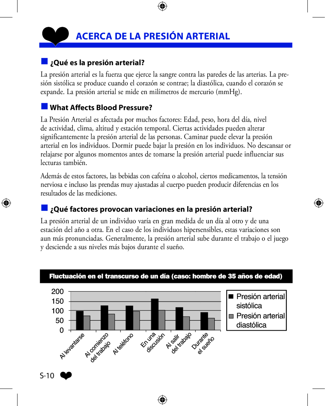 A&D UA-851ANT manual Acerca DE LA Presión Arterial, ¿Qué es la presión arterial? 