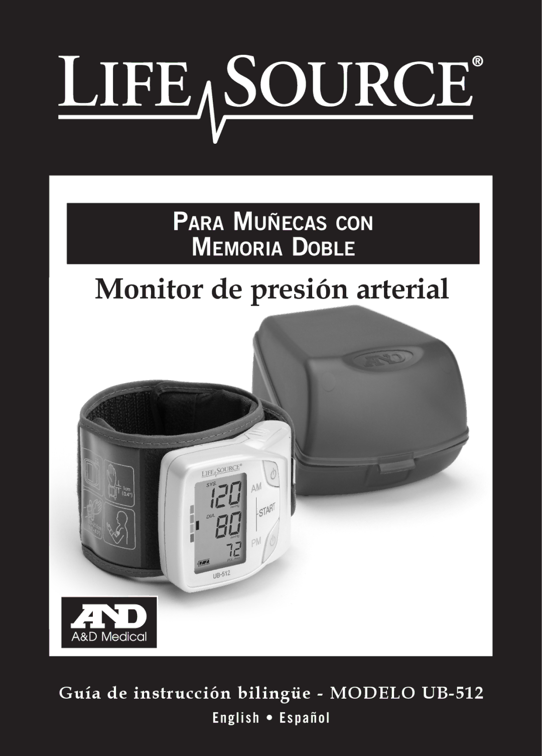 A&D UB-512 manual Monitor de presión arterial 