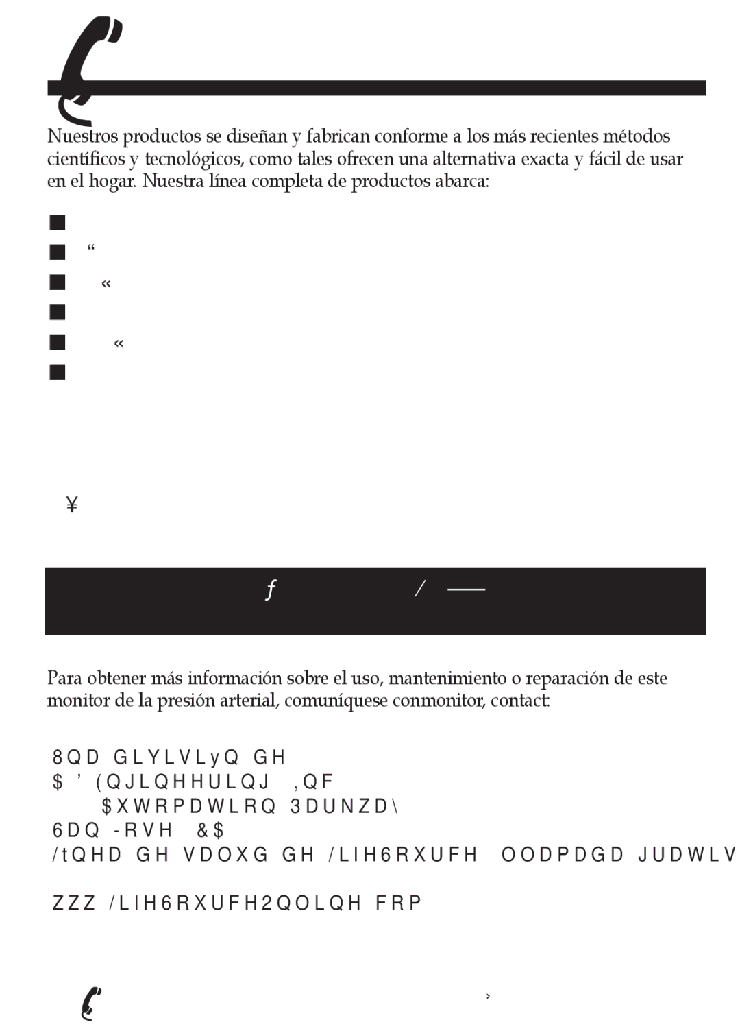 A&D UB-512 manual CON Quién Comunicarse 