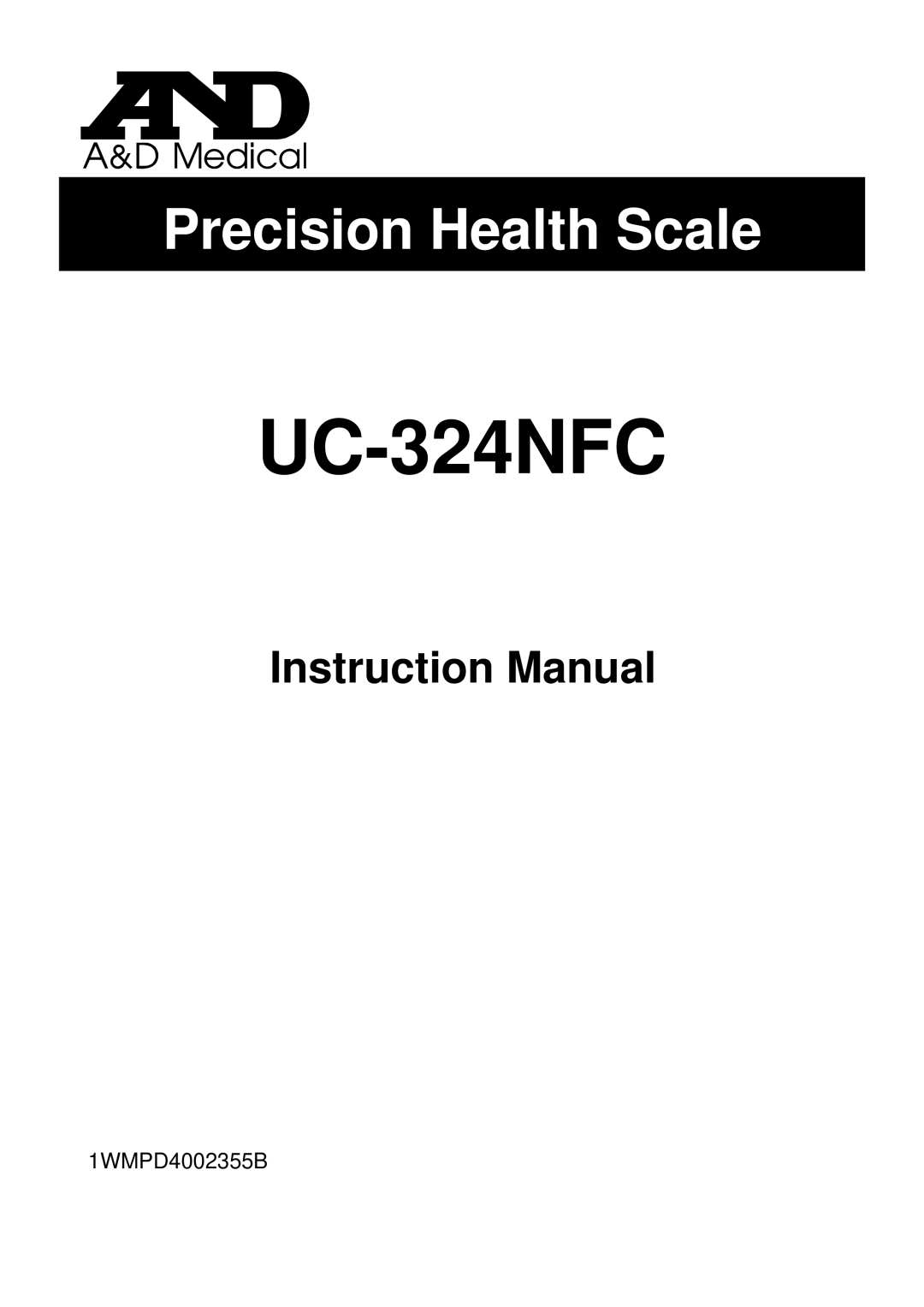 A&D UC-324NFC instruction manual 