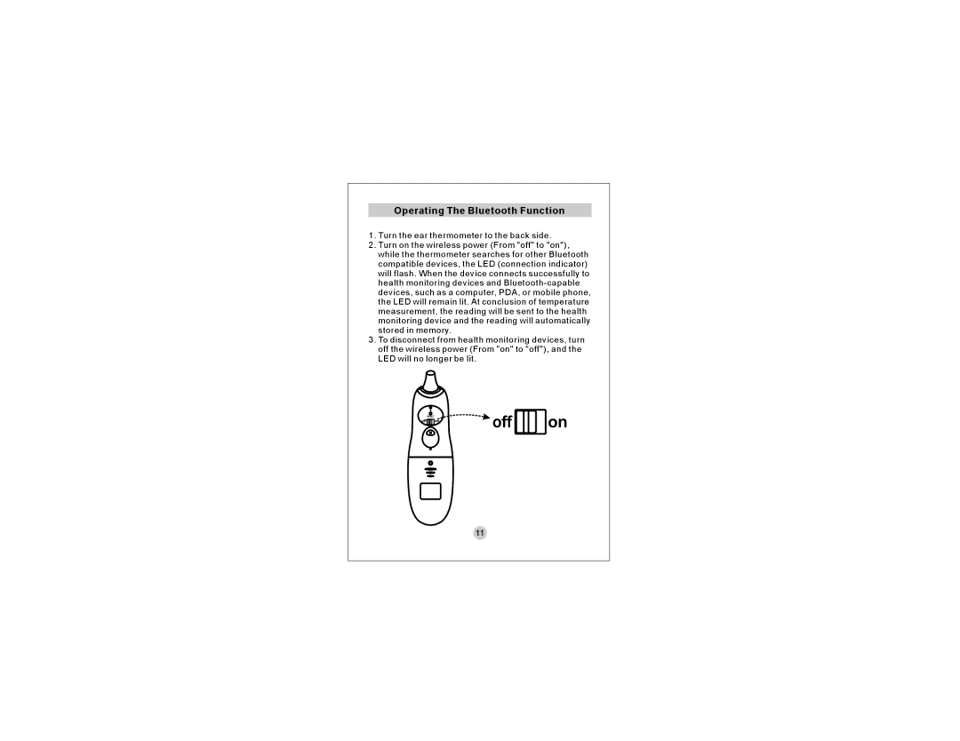 A&D UT-302PBT manual Operating The Bluetooth Function 