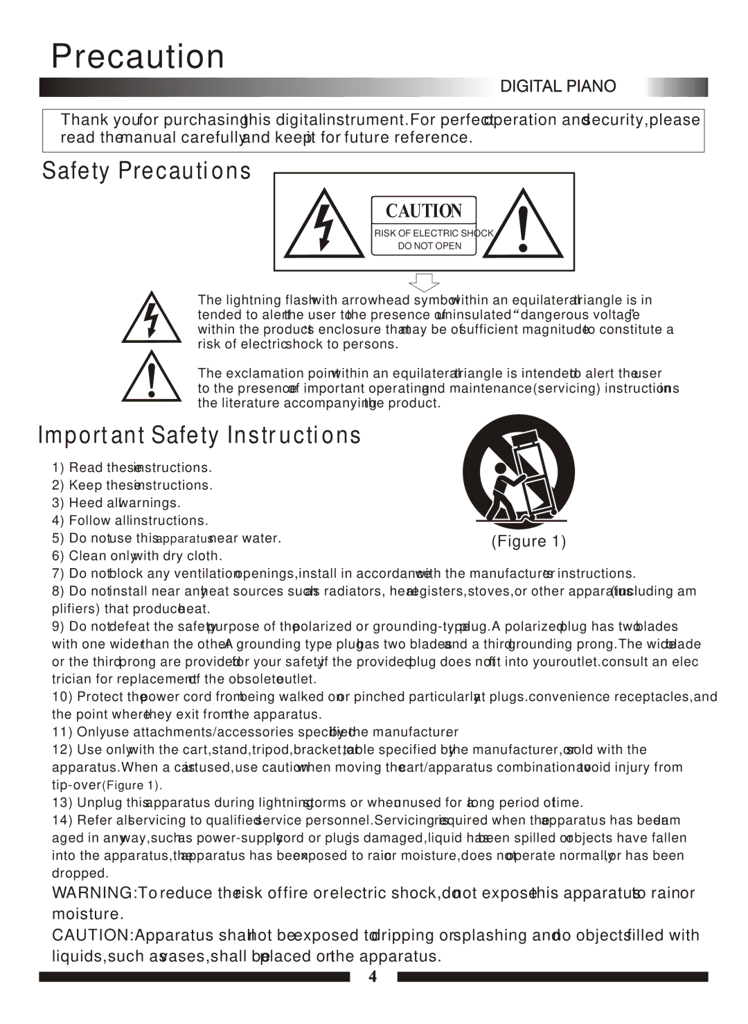 Adagio Teas PDP100 manual Safety Precautions 