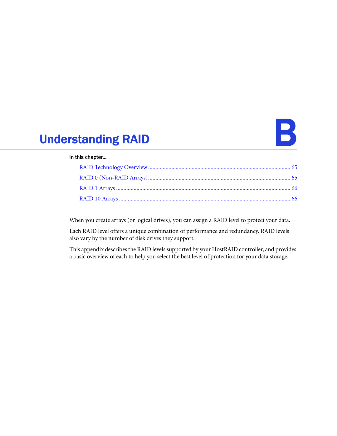 Adaptec 58300, 44300, 48300, 1220SA, 1420SA, 1225SA, 1430SA manual Understanding RAID 