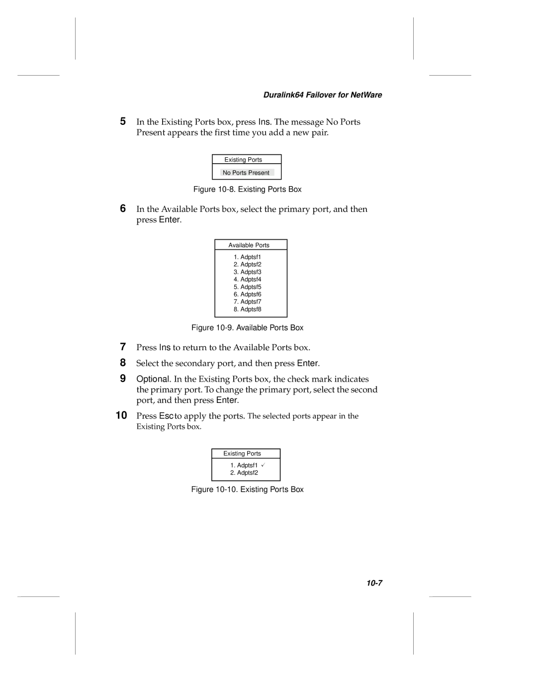 Adaptec ANA-62000, ANA-69000 manual 10-7 