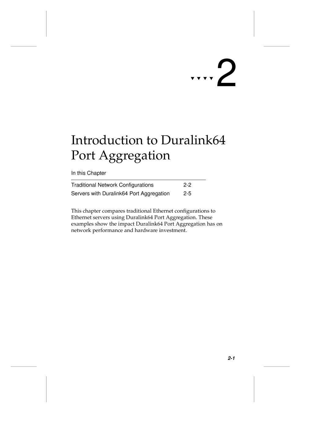 Adaptec ANA-62000, ANA-69000 manual Introduction to Duralink64 Port Aggregation 