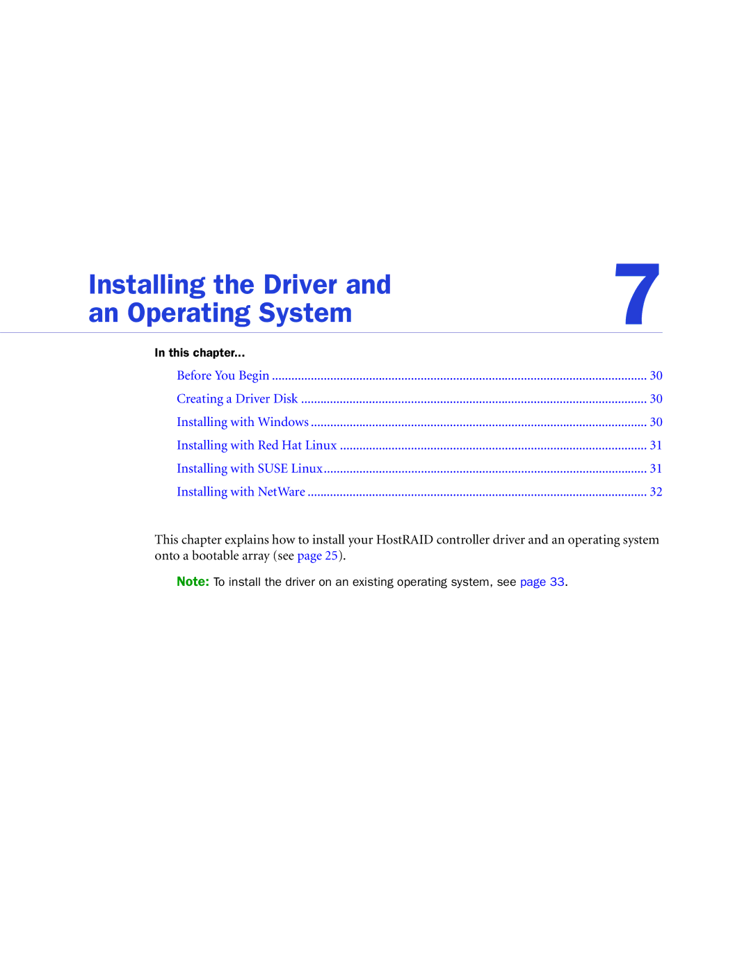 Adaptec ATA II 1420SA, ATA II 1220SA, ATA II 1430SA manual Installing the Driver An Operating System 