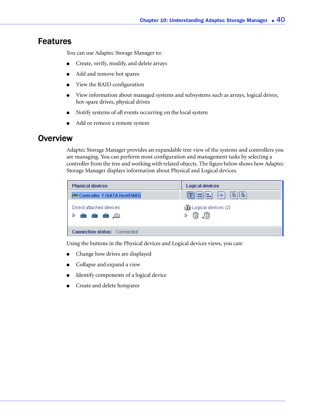 Adaptec ATA II 1430SA, ATA II 1220SA, ATA II 1420SA manual Features, Overview 