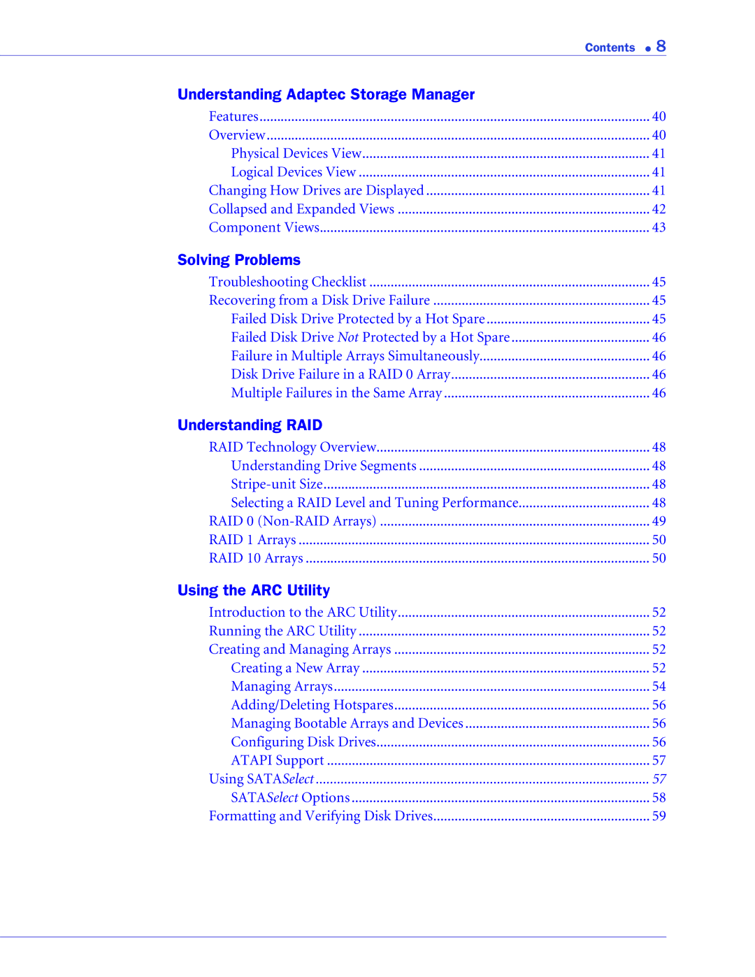 Adaptec ATA II 1420SA, ATA II 1220SA, ATA II 1430SA manual Understanding Adaptec Storage Manager 