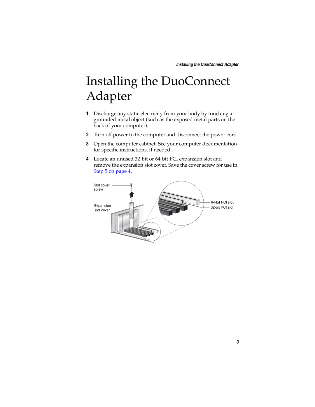 Adaptec AUA-3121 manual Installing the DuoConnect Adapter 