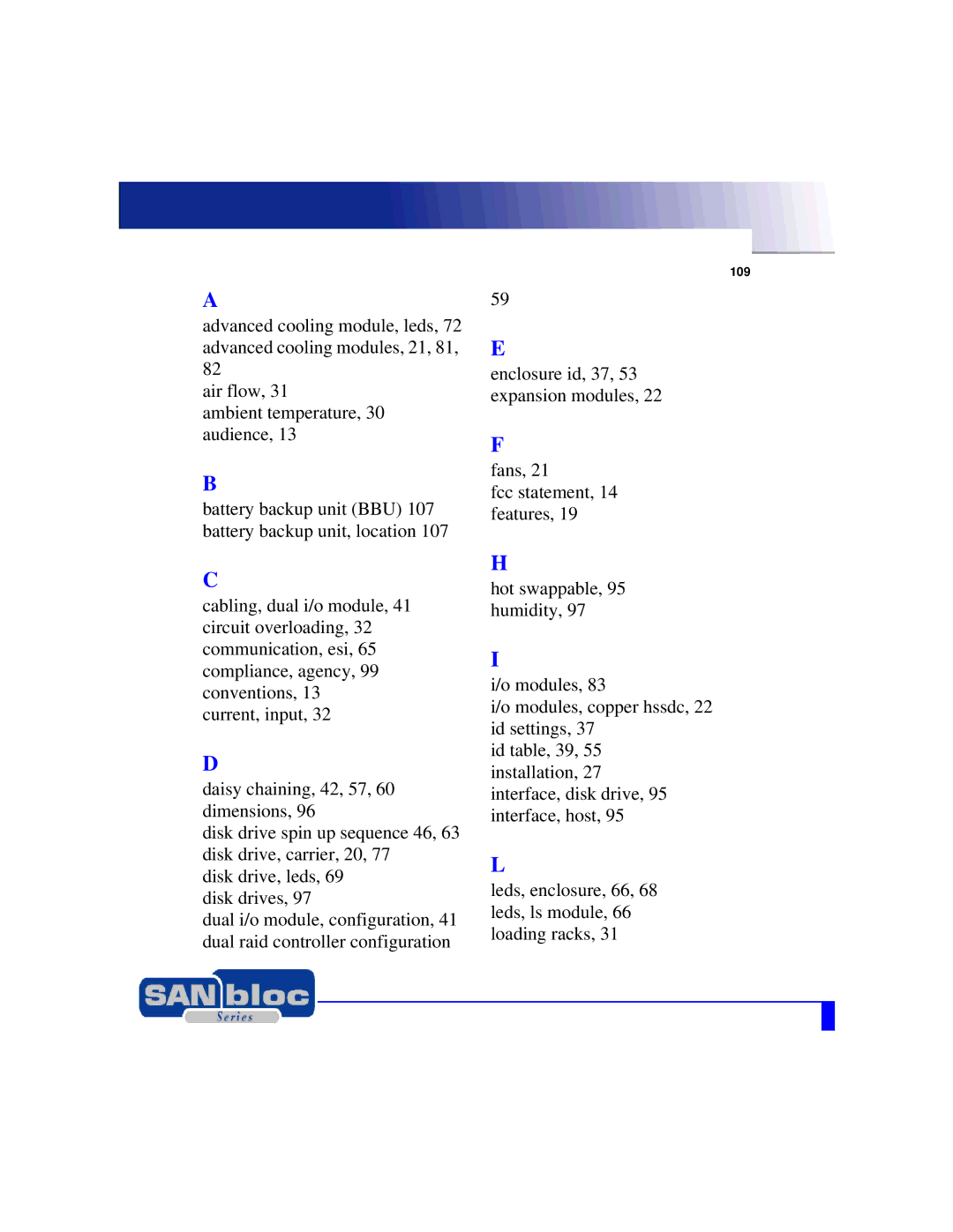 Adaptec MAN-FC2002-001 manual 109 